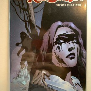 New! Red Sonja #9 High End Red Foul Limited 1/399  W/ COA Dynamite Comics Devil